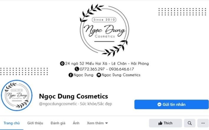 Tuy hoạt động chưa lâu nhưng Ngọc Dung Cosmetics nhận được rất nhiều tình cảm từ các chị em