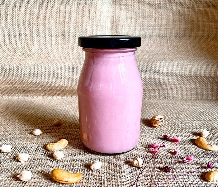 Sữa hạt điều mix khoai lang tím