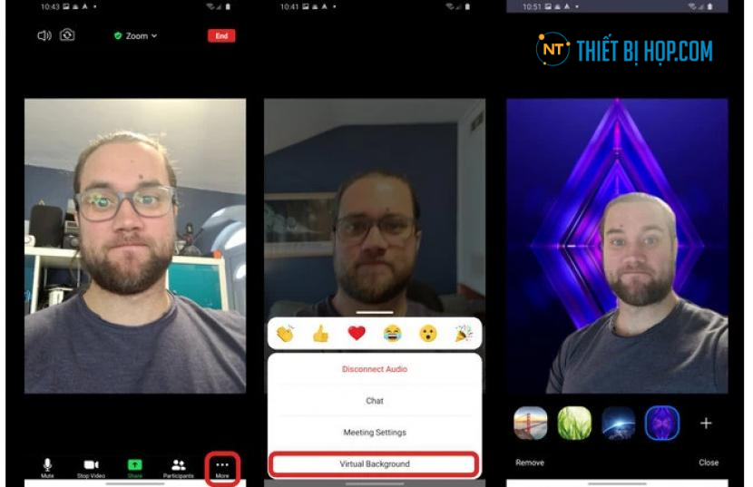 đổi ảnh background trên điện thoại