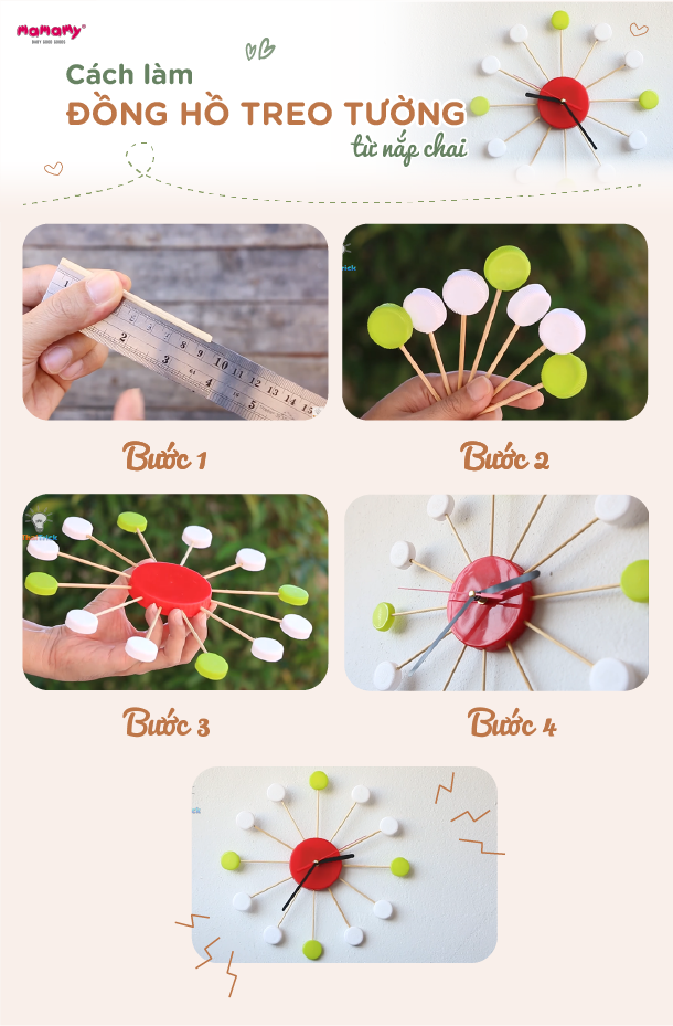 làm đồ chơi từ nắp chai nhựa