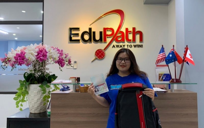 Du học sinh EduPath Nguyễn Ngọc Anh Thi xin visa thành công