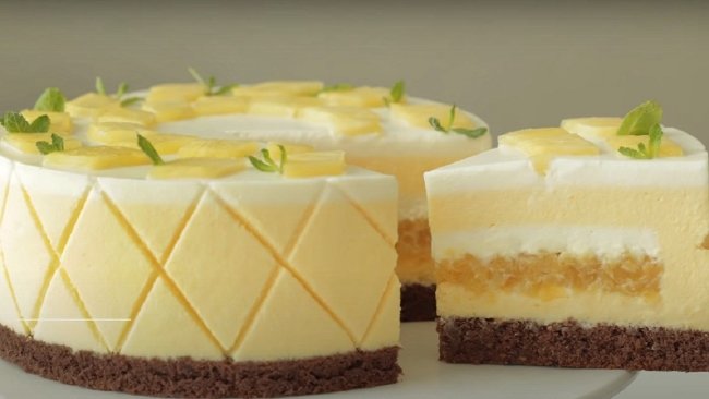 công thức làm cheesecake dứa