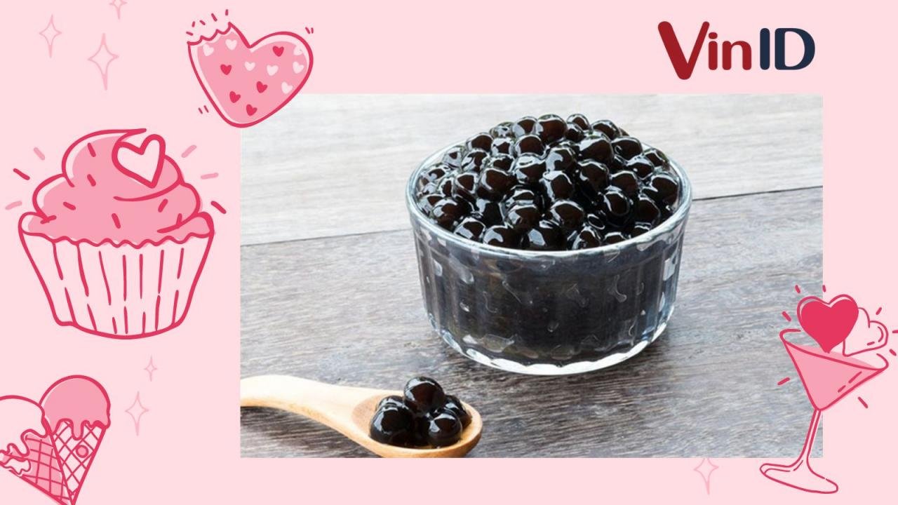 Cách làm trân châu bằng bột năng giòn dai như mua tiệm