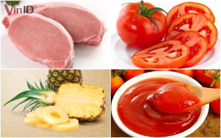 Các nguyên liệu chính làm nước sốt bánh mì chả lụa Các nguyên liệu chính làm nước sốt bánh mì chả lụa