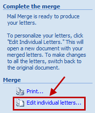 Edit individual letters