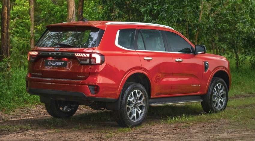 hông xe Ford Everest 2022.