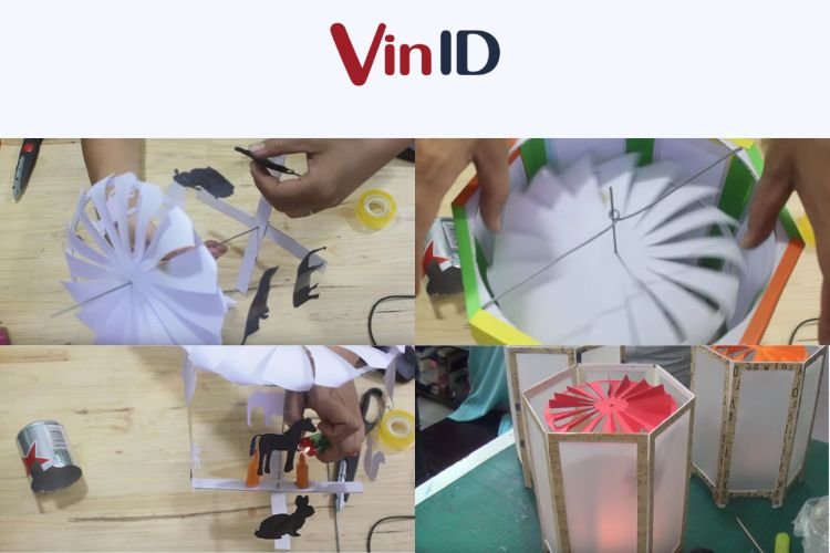 Cố định cánh quạt và trang trí quạt gió