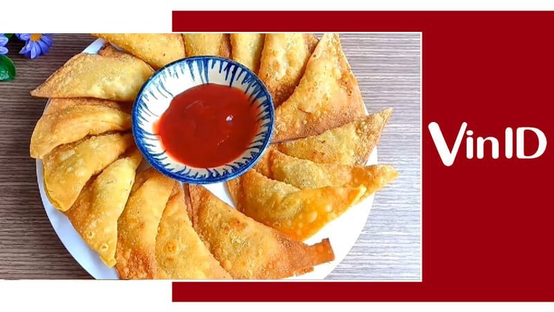 Cách làm hoành thánh chiên nhân tôm