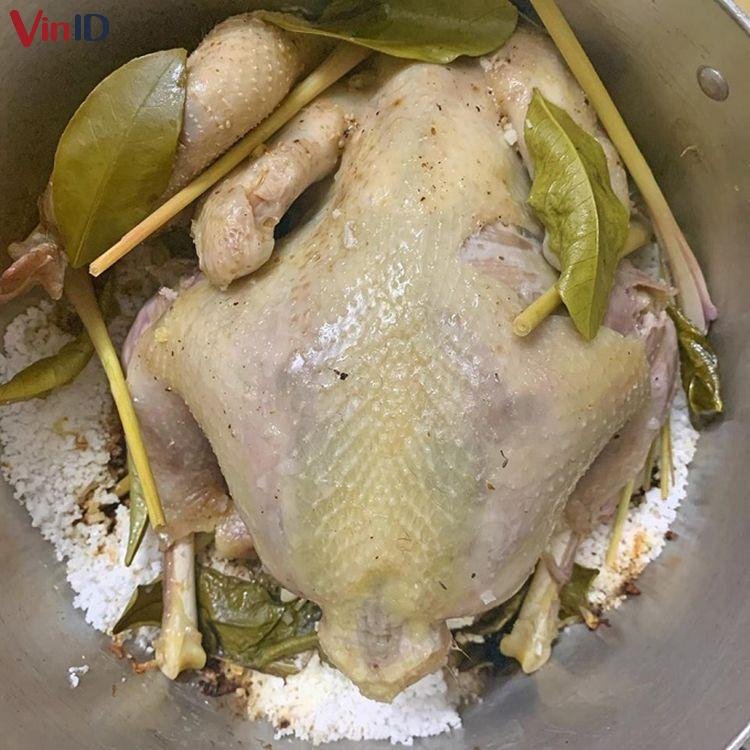 Ủ gà với muối