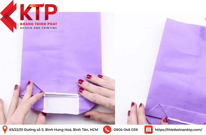 cách gấp túi giấy đựng đồ