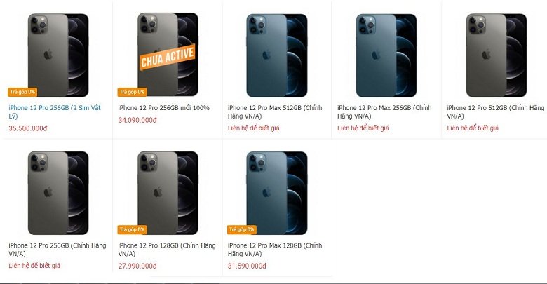 Đặt mua iPhone 12 Pro 