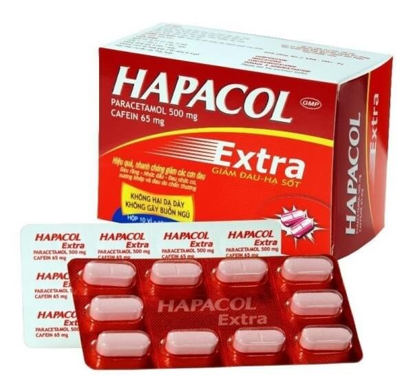Hapacol Extra - thuốc hạ sốt hiệu quả 