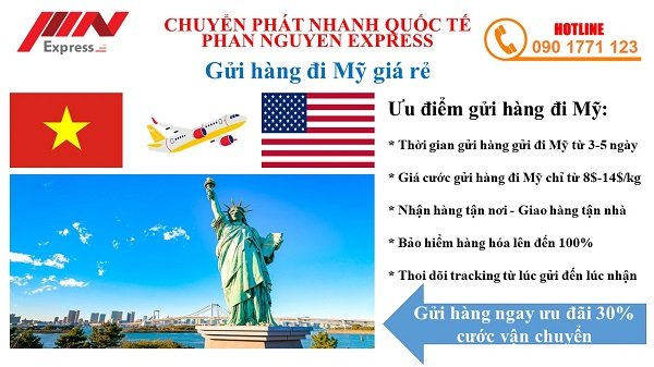 Lợi ích khi gửi hàng đi mỹ tại phan nguyen express