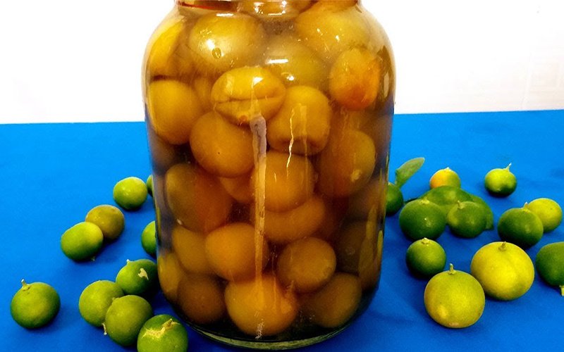 Thành phẩm món tắc ngâm đường
