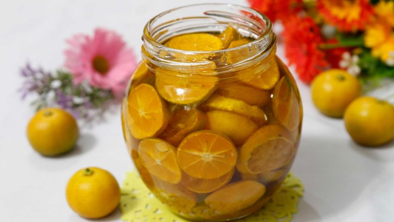 Công dụng của món tắc ngâm đường
