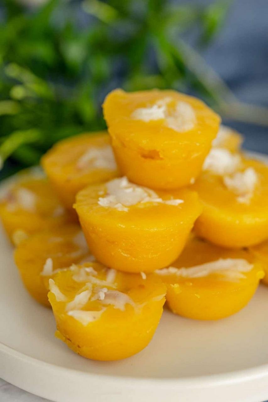 Cách làm bánh bí đỏ hấp giảm cân