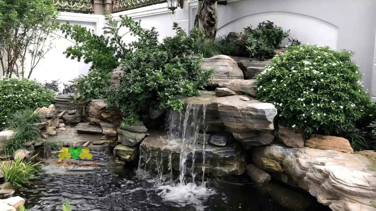 Tam hoa - đơn vị thi công hòn non bộ thác nước đẹp, giá tốt