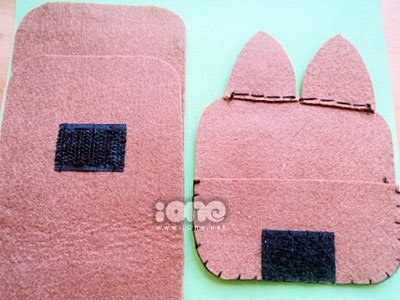 Hộp bút mèo nâu mắt tròn - Hình 4