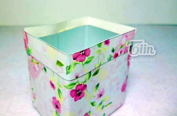 Hộp đựng bút xinh tái chế từ vỏ hộp sữa - Hình 7