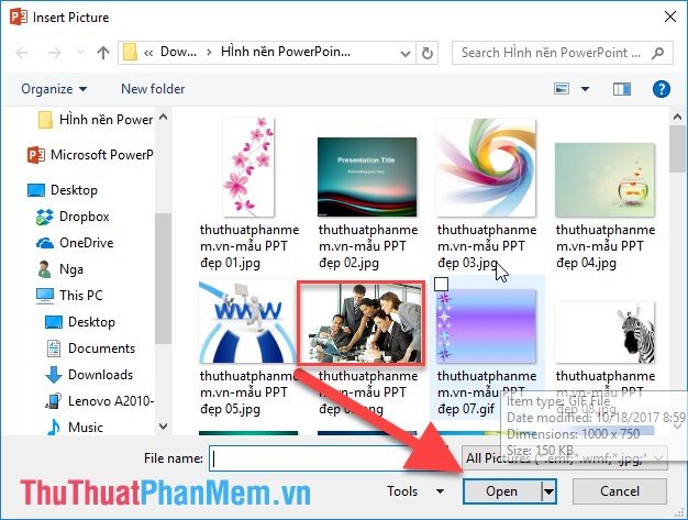Cần hình ảnh để minh họa kích chọn Insert -> Pictures” height=”639″ src=”https://hemradio.com/wp-content/uploads/2022/10/kich-chon-insert-pictures_040153.png” title=”Cần hình ảnh để minh họa kích chọn Insert -> Pictures” width=”903″/></p>
<p><strong>Bước 11: </strong>Hộp thoại <strong>Insert Picture </strong>xuất hiện lựa chọn ảnh cần  chèn -> <strong>Open:</strong></p>
<p><img loading=