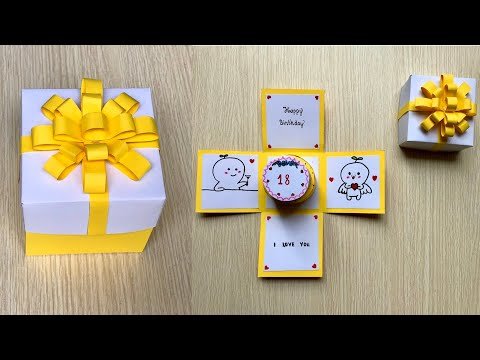 cách làm quà sinh nhật bằng giấy a4