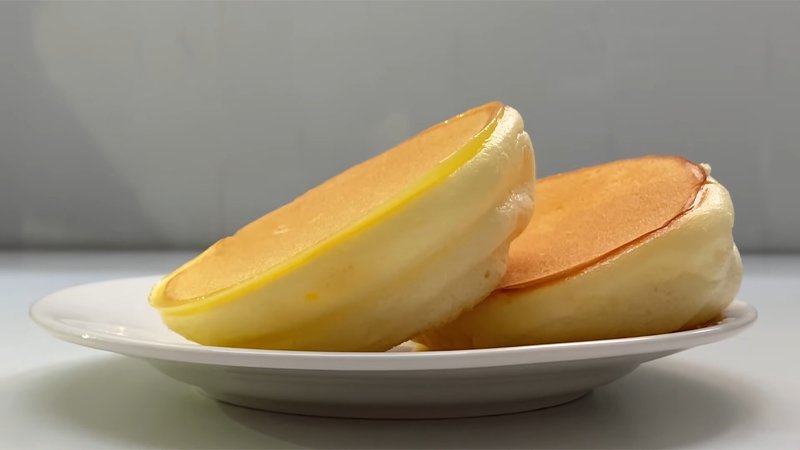 Bánh Pancake chỉ với 1 quả trứng, không cần dùng bột
