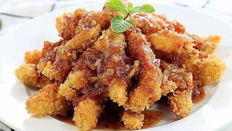 Món bề bề chiên xù sốt me