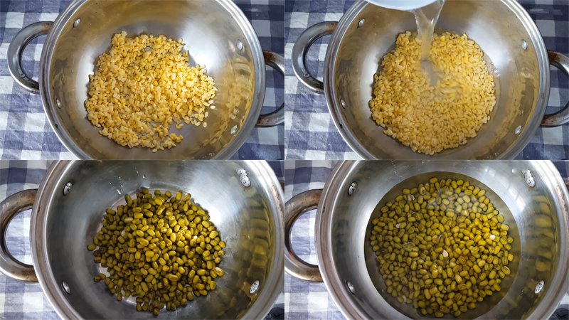 Nấu mềm đậu xanh Nấu mềm đậu xanh