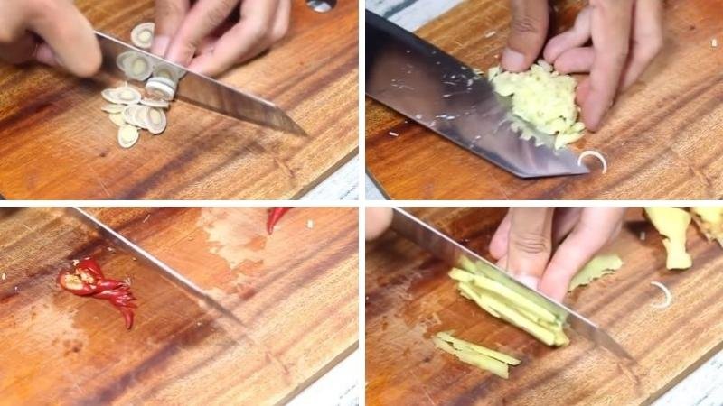 Sơ chế nguyên liệu Sơ chế nguyên liệu