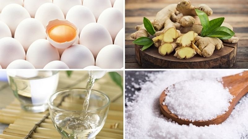 Nguyên liệu làm trứng muối khô