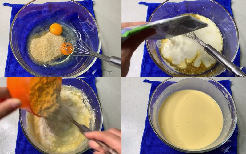 Trộn bột bánh Trộn bột bánh
