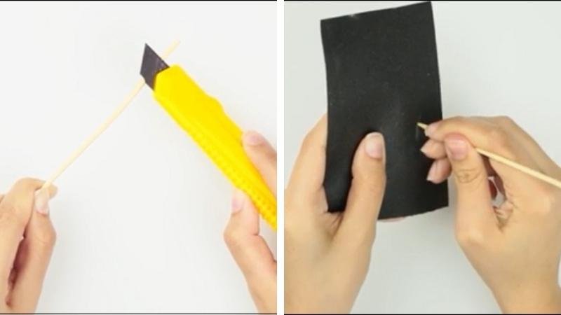 Tự làm bút cảm ứng từ đũa gỗ Tự làm bút cảm ứng từ đũa gỗ