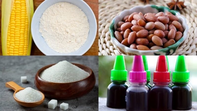 Nguyên liệu làm kẹo chỉ hồng Hàn Quốc 