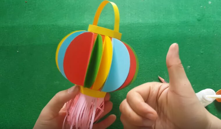 cách làm quả trứng bằng giấy