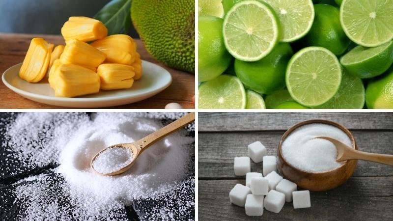 Nguyên liệu làm mít sấy bằng nồi chiên không dầu Nguyên liệu làm mít sấy bằng nồi chiên không dầu