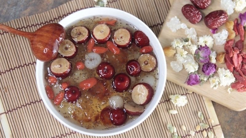 Cách chưng yến đường phèn hạt chia Cách chưng yến đường phèn hạt chia