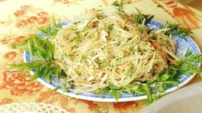 ẩm thực, món ngon, cách làm nộm rau câu khô chỉ trong 30 phút