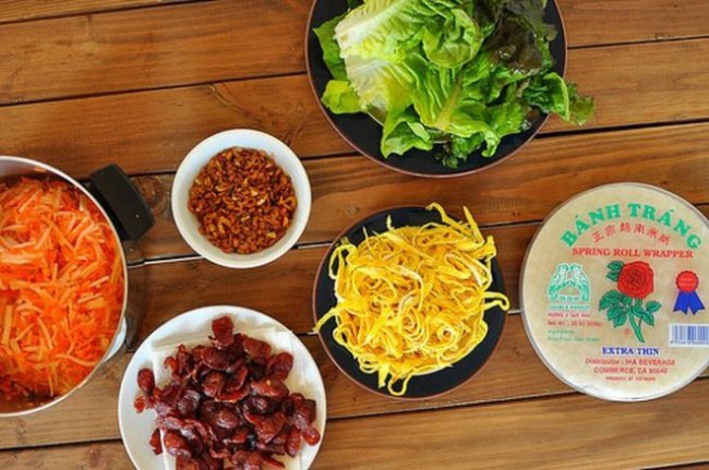 mách bạn cách làm bò bía tại nhà – món ăn của cả tuổi thơ