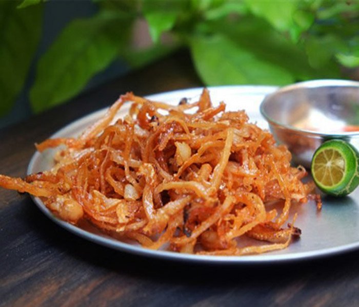 Khô mực chiên nước mắm đậm đà - Cả nhà cùng mê