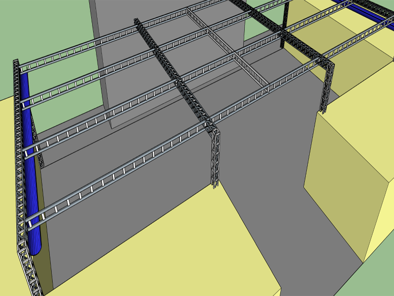 Bản vẽ cad mái xếp hình 5