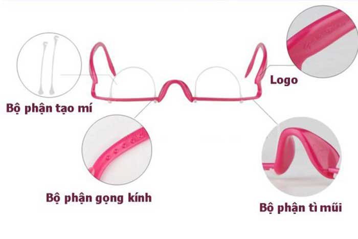 Hướng dẫn tạo mắt 2 mí không cần phẫu thuật bằng kính kích mí mắt