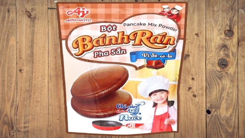 Bột bánh rán Ajinomoto vị socola
