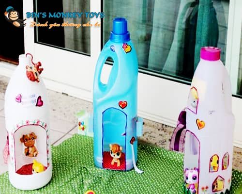 Ngôi nhà búp bê -sản phẩm từ chai nhựa tái chế