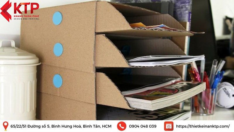 làm đồ tái chế từ giấy carton