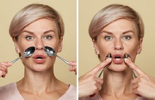 làm mũi cao và thon gọn bằng thìa