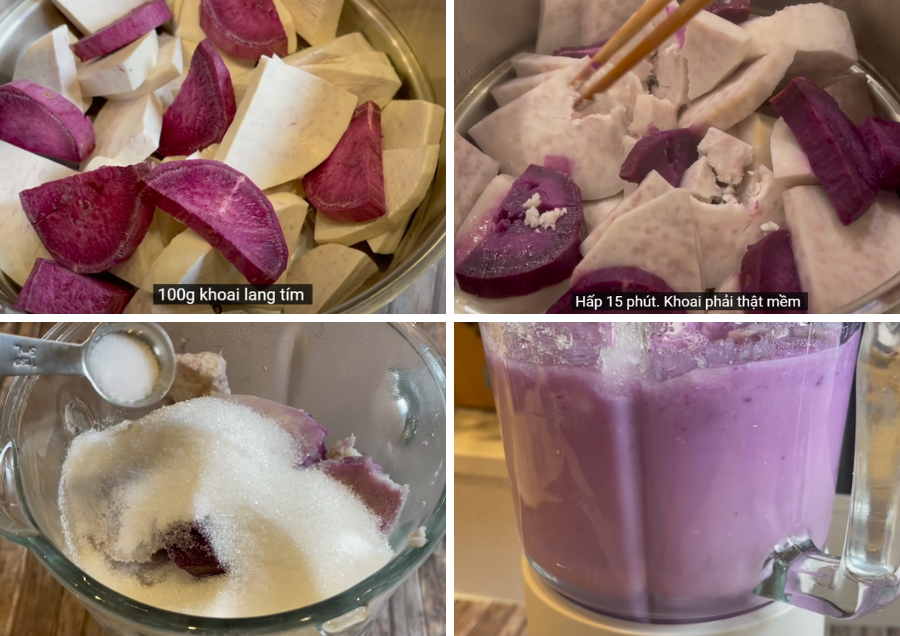 lam nhan banh pia khoai mon
