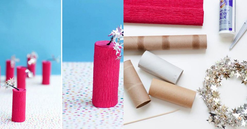 Làm pháo giấy handmade trang trí ngày Tết