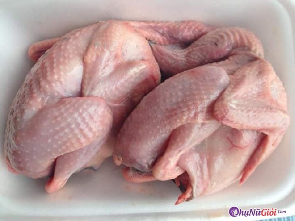 làm sạch thịt chim bồ câu