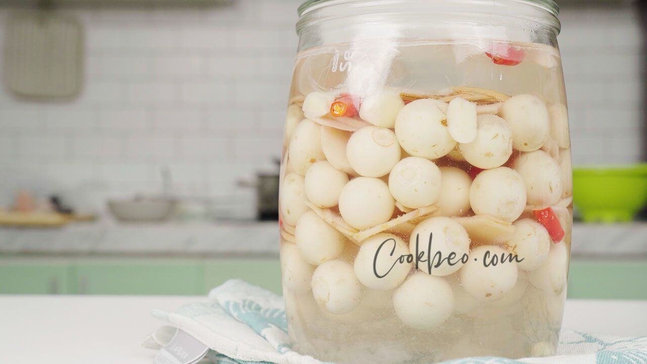 Lọ cà muối của mình sau 2 ngày