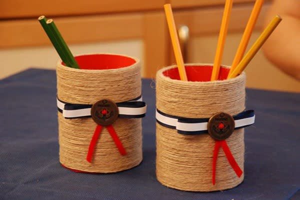 lọ đựng bút handmade lọ đựng bút handmade
